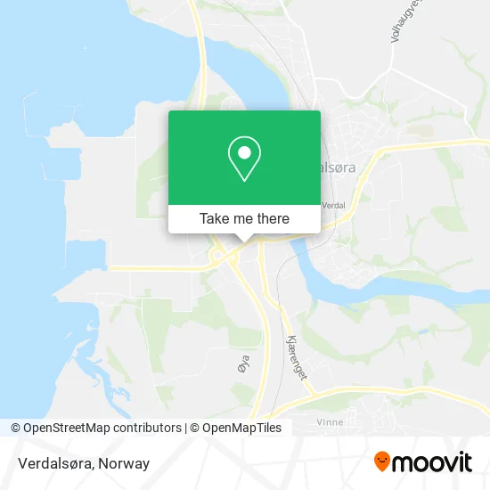 Verdalsøra map