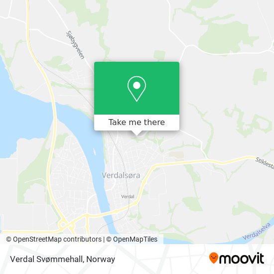Verdal Svømmehall map