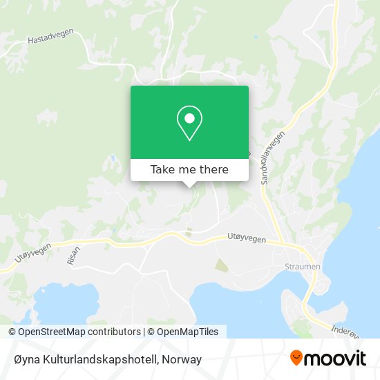 Øyna Kulturlandskapshotell map