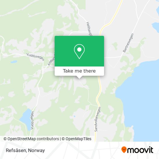 Refsåsen map