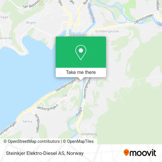 Steinkjer Elektro-Diesel AS map