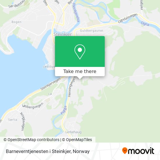 Barneverntjenesten i Steinkjer map