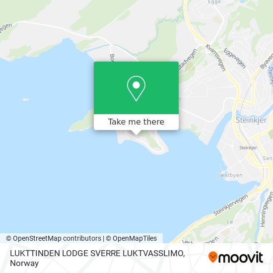 LUKTTINDEN LODGE SVERRE LUKTVASSLIMO map