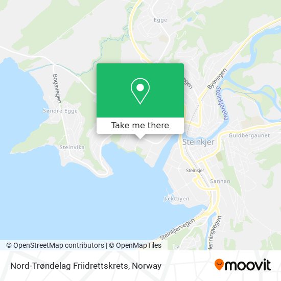 Nord-Trøndelag Friidrettskrets map