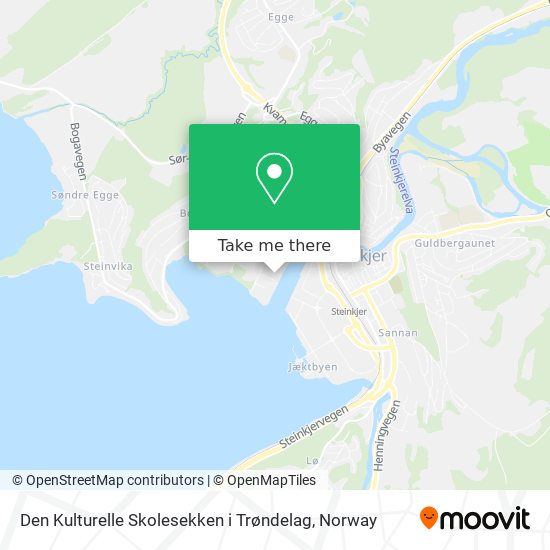 Den Kulturelle Skolesekken i Trøndelag map