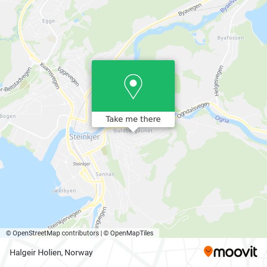 Halgeir Holien map