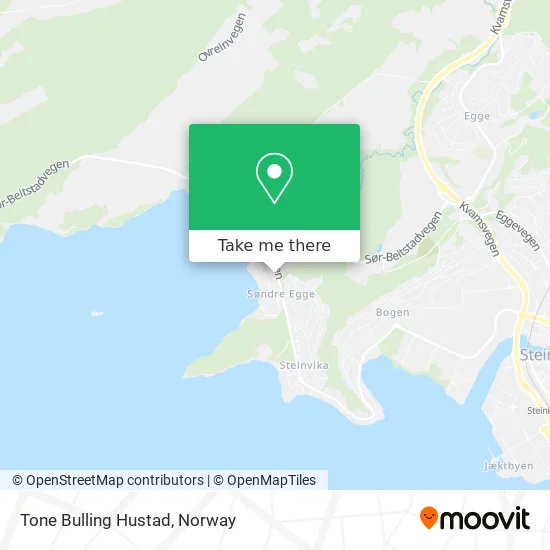 Tone Bulling Hustad map