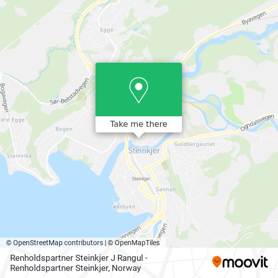 Renholdspartner Steinkjer J Rangul - Renholdspartner Steinkjer map