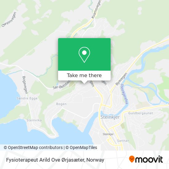 Fysioterapeut Arild Ove Ørjasæter map