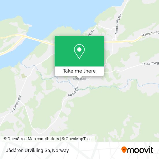 Jådåren Utvikling Sa map