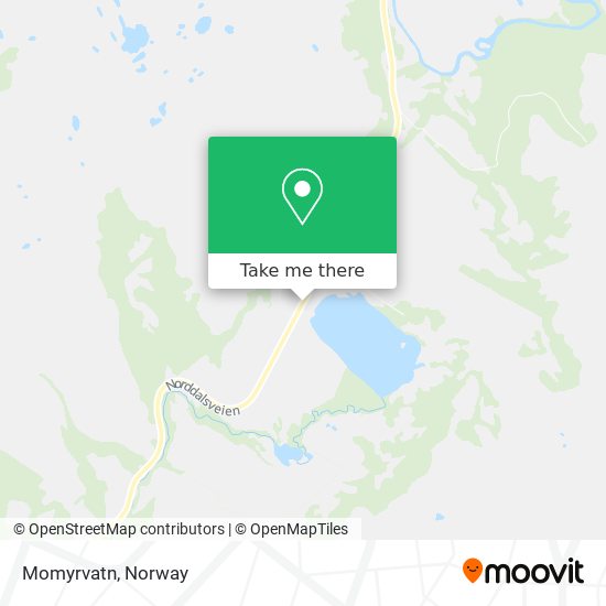 Momyrvatn map