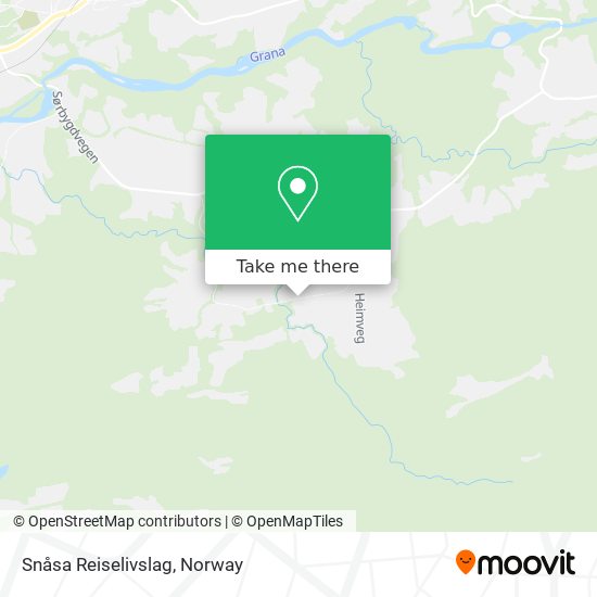 Snåsa Reiselivslag map