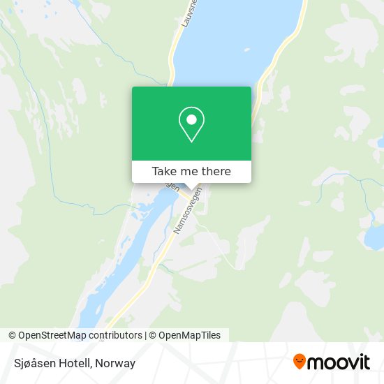 Sjøåsen Hotell map