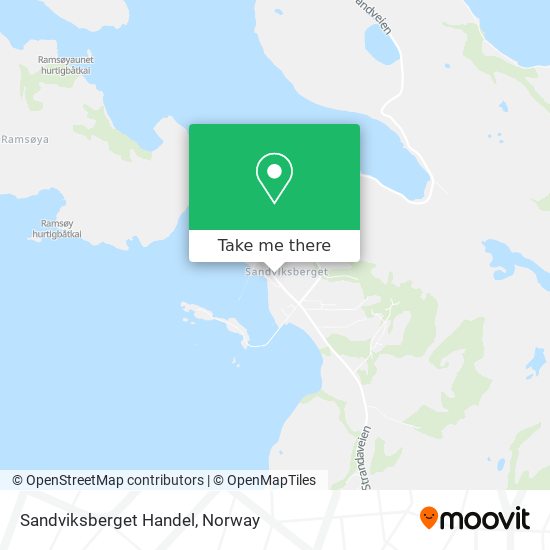 Sandviksberget Handel map