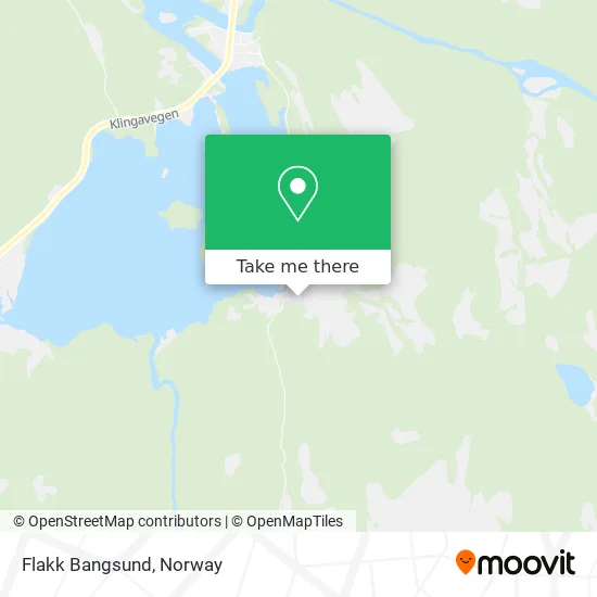 Flakk Bangsund map
