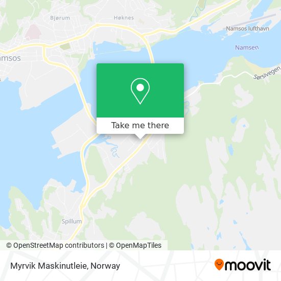 Myrvik Maskinutleie map