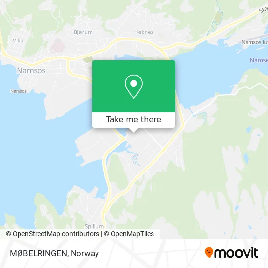 MØBELRINGEN map