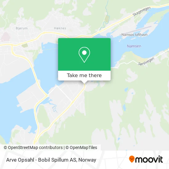 Arve Opsahl - Bobil Spillum AS map