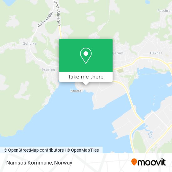 Namsos Kommune map