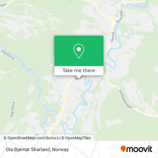 Ola Bjørnar Skarland map