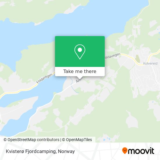 Kvisterø Fjordcamping map