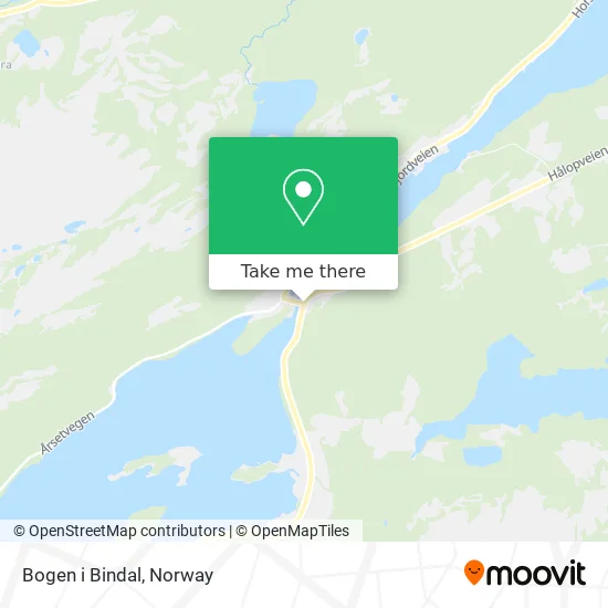 Bogen i Bindal map