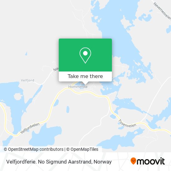 Velfjordferie. No Sigmund Aarstrand map