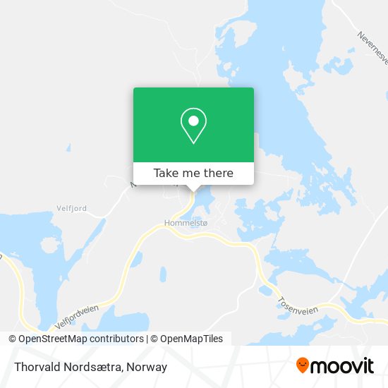 Thorvald Nordsætra map