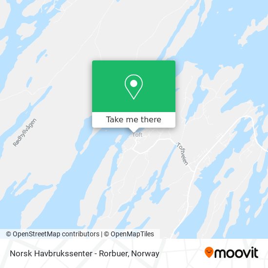 Norsk Havbrukssenter - Rorbuer map