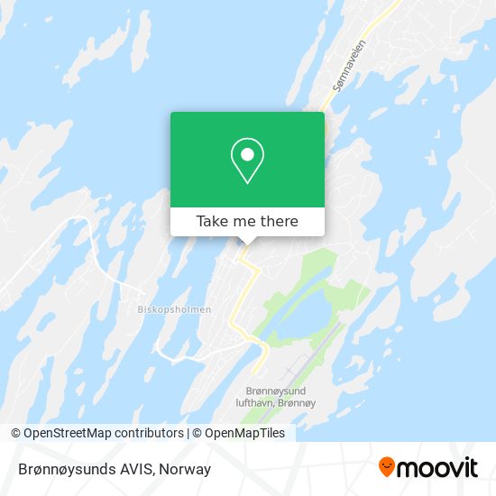 Brønnøysunds AVIS map