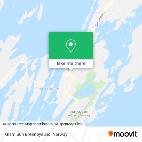 Glam Sun Brønnøysund map