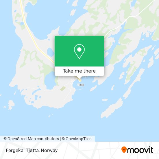Fergekai Tjøtta map
