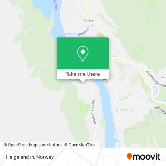 Helgeland in map