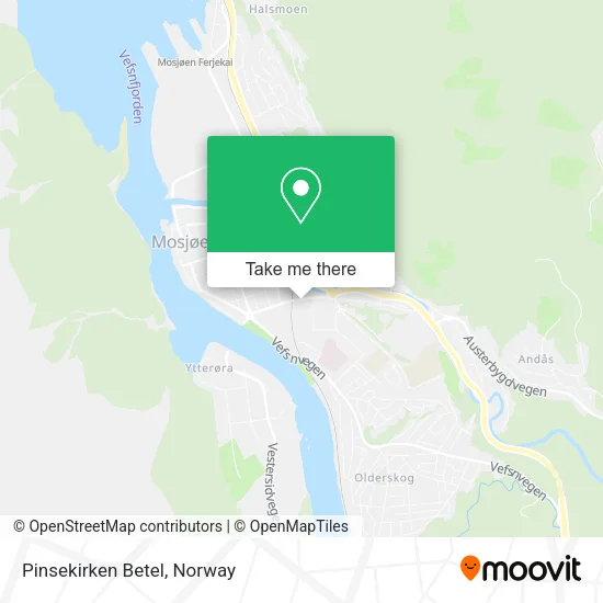 Pinsekirken Betel map