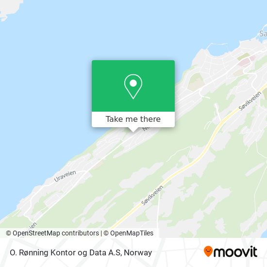 O. Rønning Kontor og Data A.S map