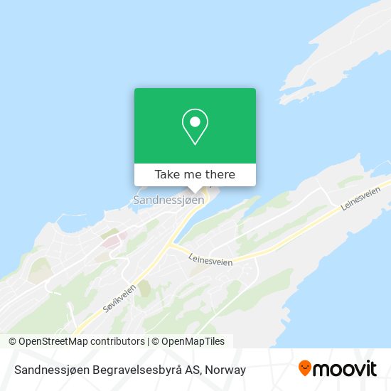 Sandnessjøen Begravelsesbyrå AS map