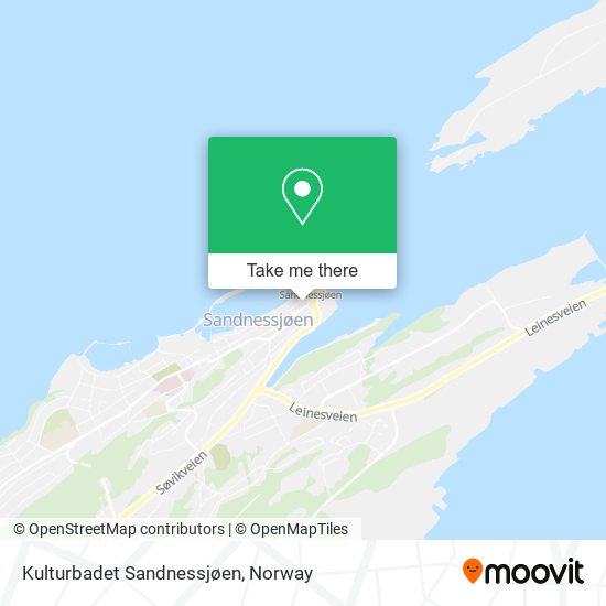 Kulturbadet Sandnessjøen map