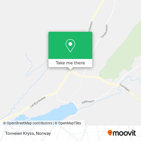 Tovveien Kryss map