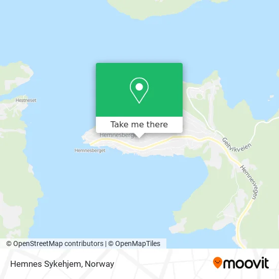 Hemnes Sykehjem map