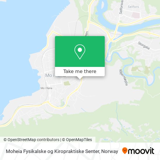 Moheia Fysikalske og Kiropraktiske Senter map