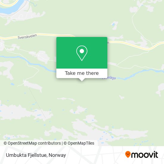 Umbukta Fjellstue map