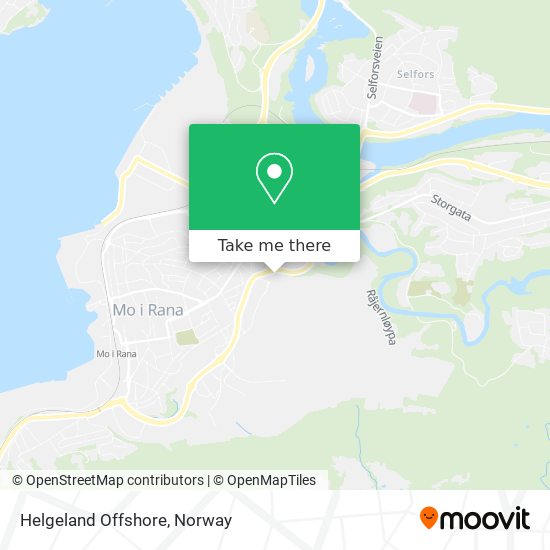 Helgeland Offshore map