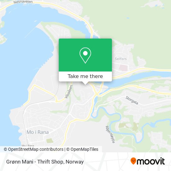 Grønn Mani - Thrift Shop map