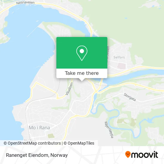 Ranenget Eiendom map