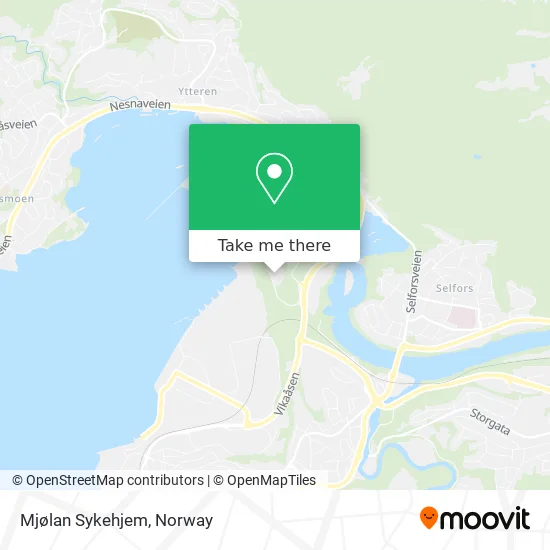 Mjølan Sykehjem map