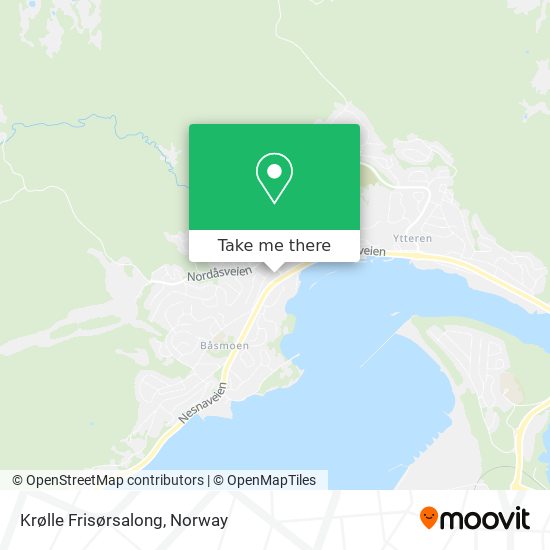 Krølle Frisørsalong map