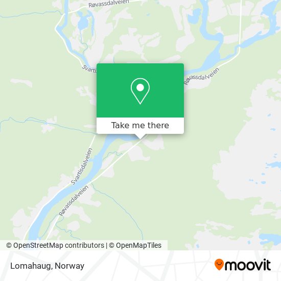 Lomahaug map