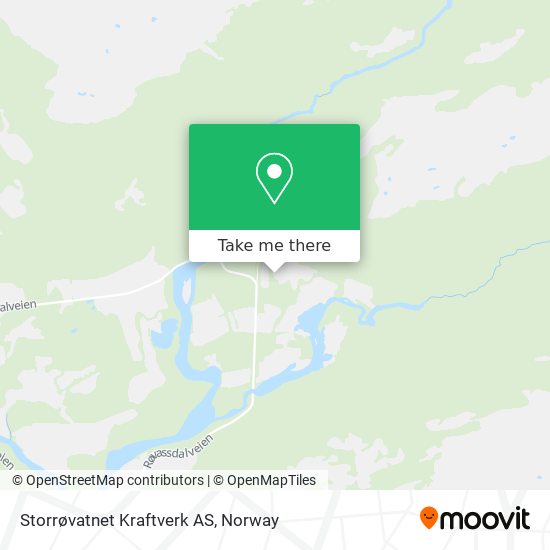 Storrøvatnet Kraftverk AS map