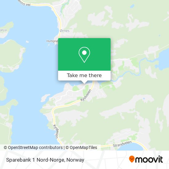 Sparebank 1 Nord-Norge map