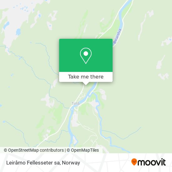 Leiråmo Fellesseter sa map